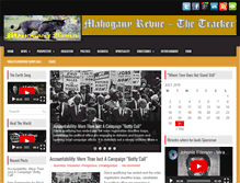 Tablet Screenshot of mahoganyrevue.com